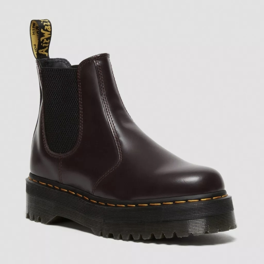 Dr. Martens 2976 Platform Chelsea Burgundy